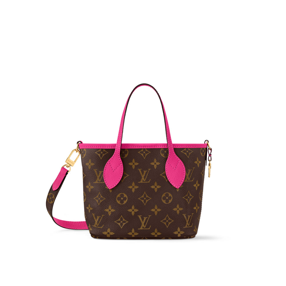 Louis Vuitton Neverfull Bandouliere Inside Out BB Bag in Pink M12106 - Photo-4