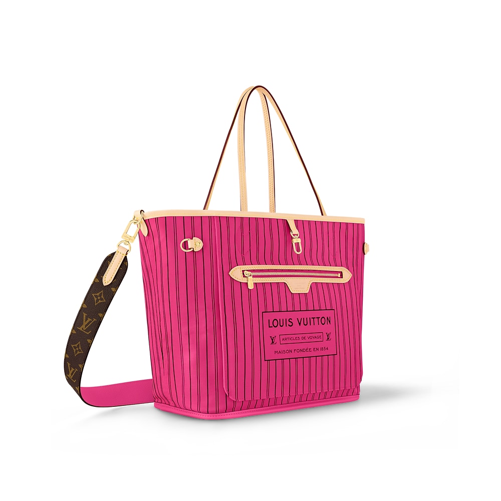 Louis Vuitton Neverfull MM Monogram Inside Out Stripe Tote M12257 - Photo-2
