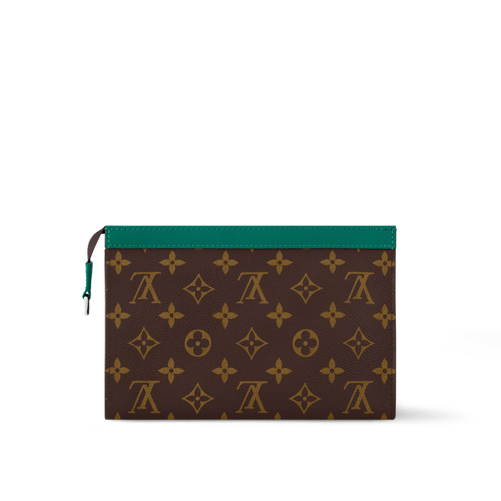 Louis Vuitton Gaston Wearable Wallet Macassar Canvas in Green M12814 - Photo-3