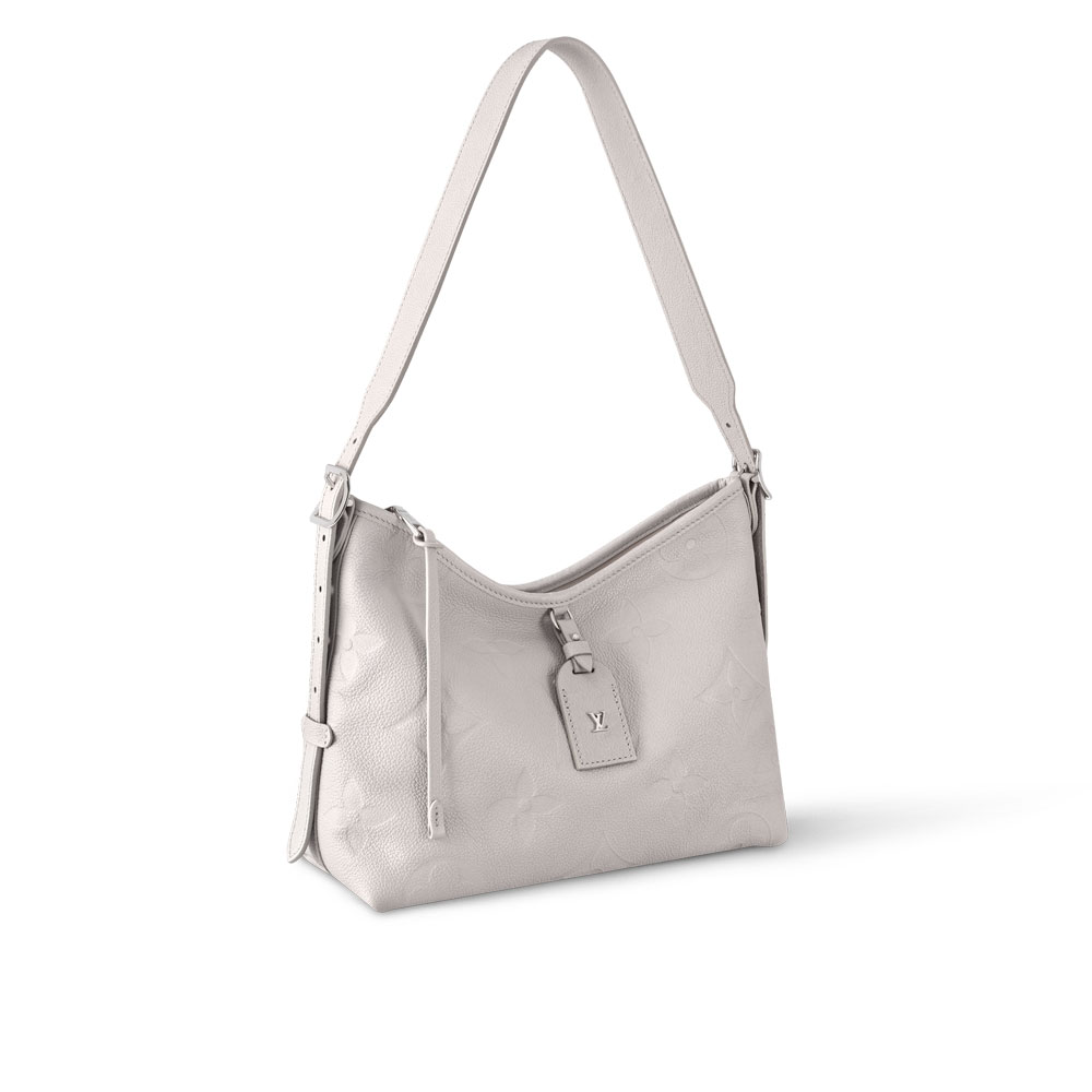 Louis Vuitton CarryAll PM Bag Monogram Empreinte Leather in Grey M12917 - Photo-2