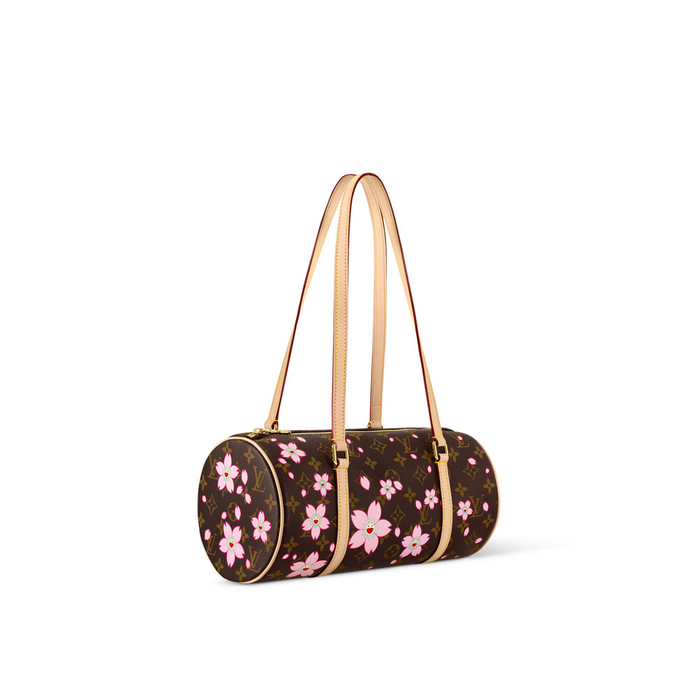Louis Vuitton Takashi Murakami Papillon Bag Monogram Canvas in Brown M13097 - Photo-2