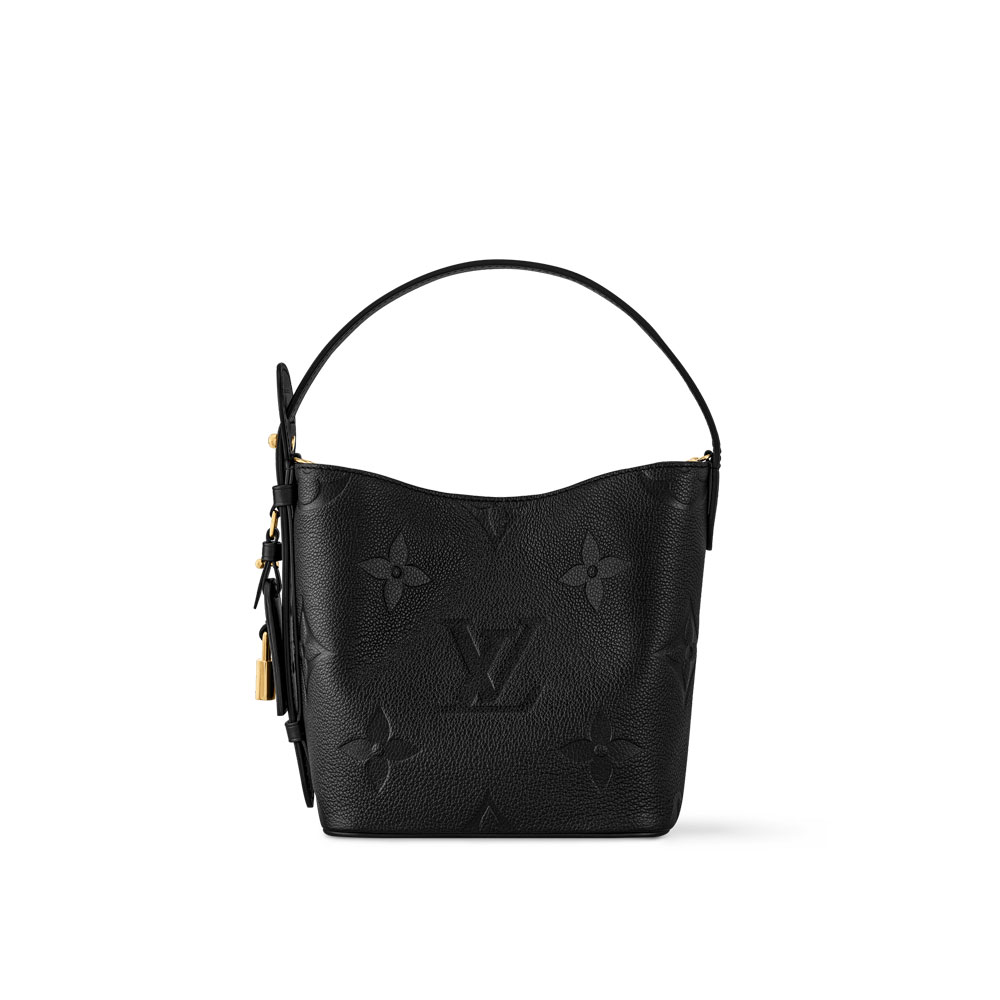 Louis Vuitton All In BB Bag Monogram Empreinte Leather in Black M13480