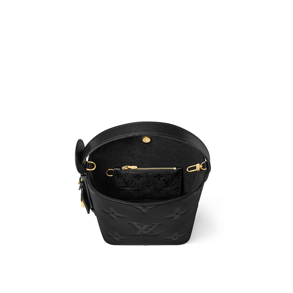 Louis Vuitton All In BB Bag Monogram Empreinte Leather in Black M13480 - Photo-2