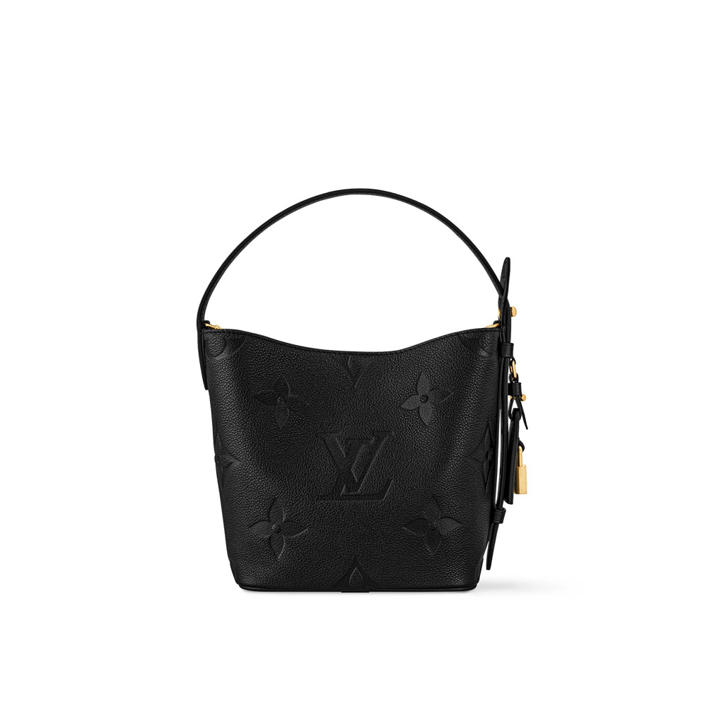 Louis Vuitton All In BB Bag Monogram Empreinte Leather in Black M13480 - Photo-3