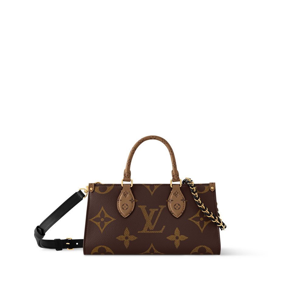 Louis Vuitton OnTheGo East West Chain Bag Monogram Reverse in Brown M14236