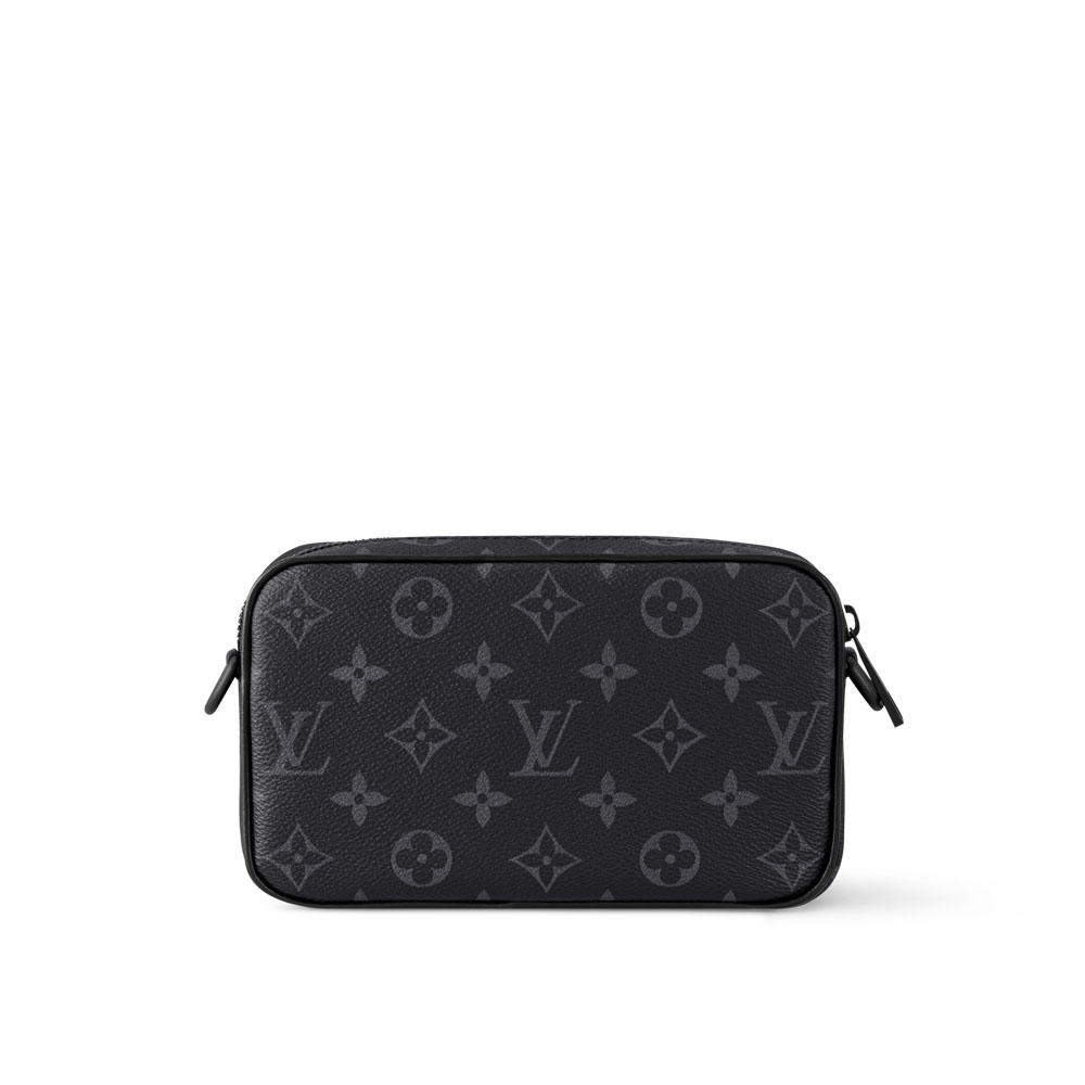 Louis Vuitton Trocadero Wearable Wallet Monogram Eclipse Canvas in Grey M14253 - Photo-3