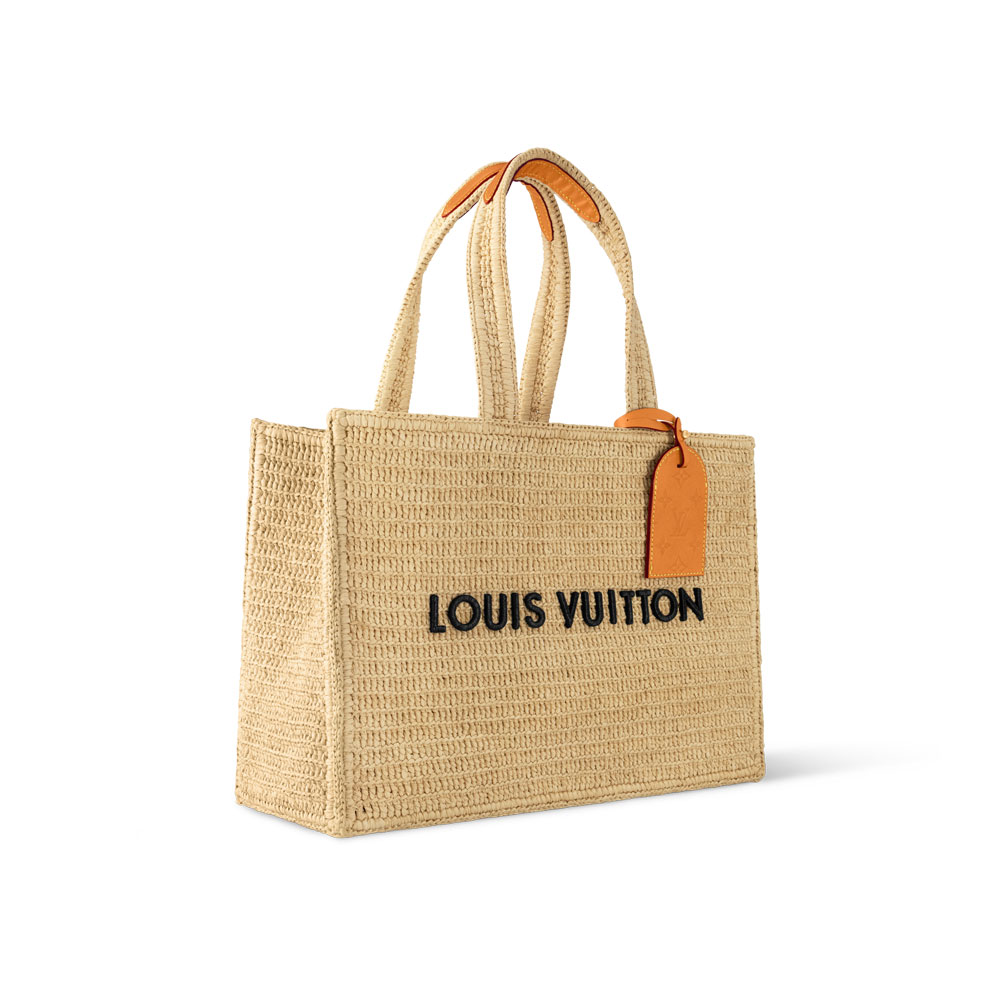 Louis Vuitton Summer Shopper Tote MM Canvas in Natural M14458 - Photo-2