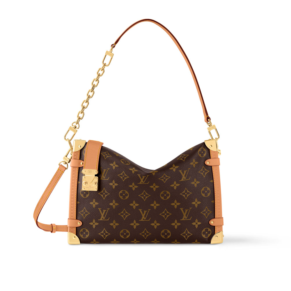 Louis Vuitton Side Trunk GM Bag Monogram Canvas in Brown M14513