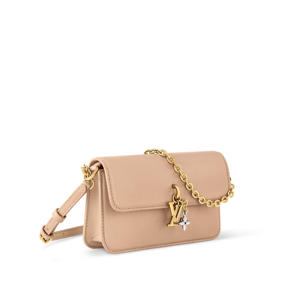 Louis Vuitton Wallet On Chain LV Bloom in Cream M14581 - Photo-2