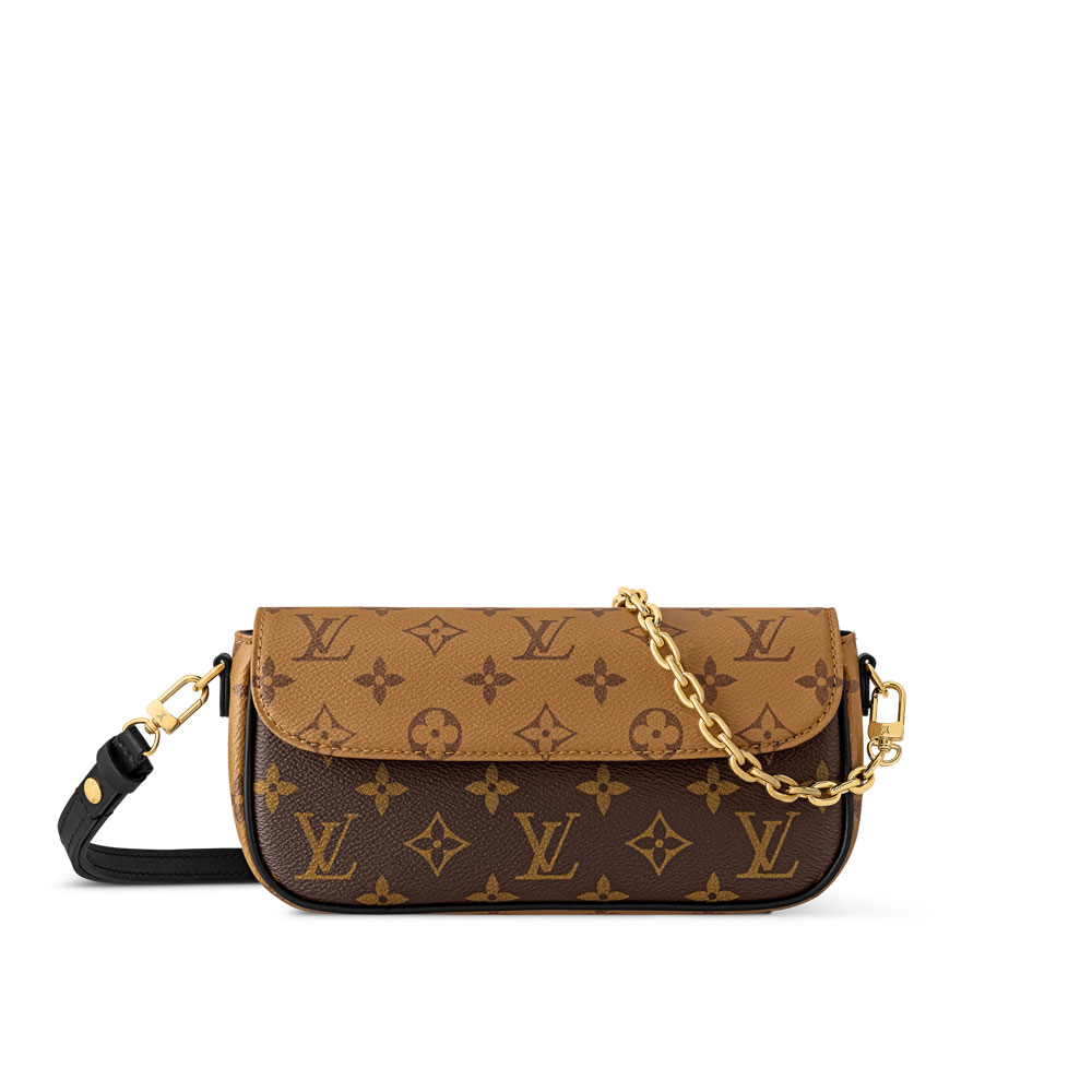 Louis Vuitton Wallet On Chain Ivy Monogram Reverse in Brown M26587