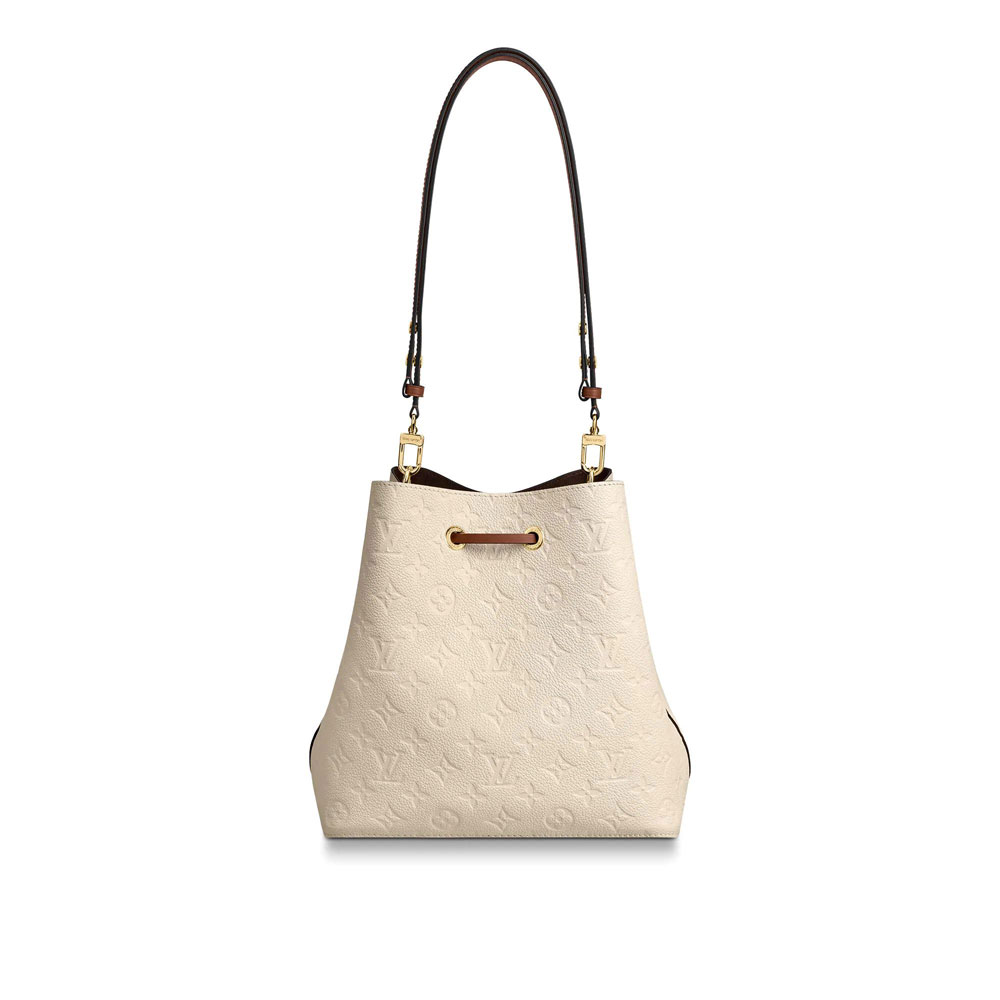 Louis Vuitton NeoNoe MM Monogram Empreinte Leather in Beige M45307 - Photo-4