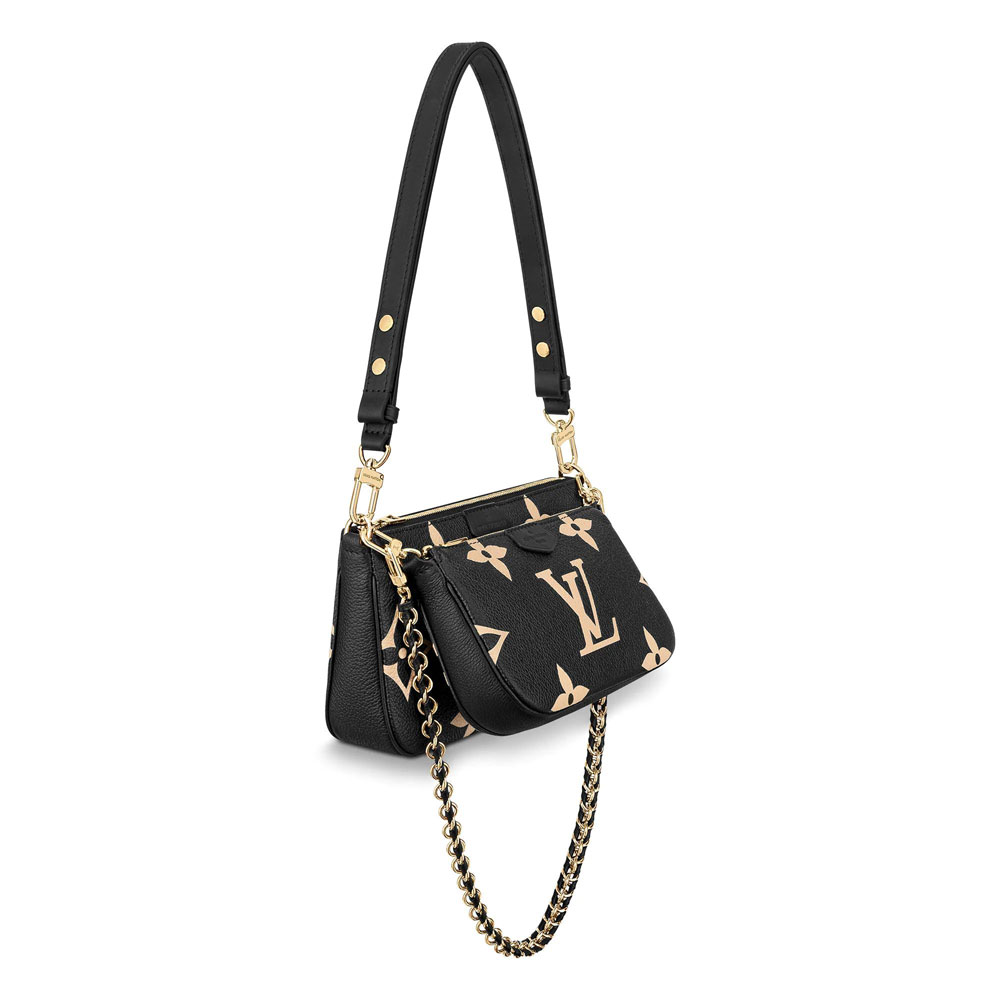 LV Multi Pochette Bicolor Monogram Empreinte Leather M45777 - Photo-2