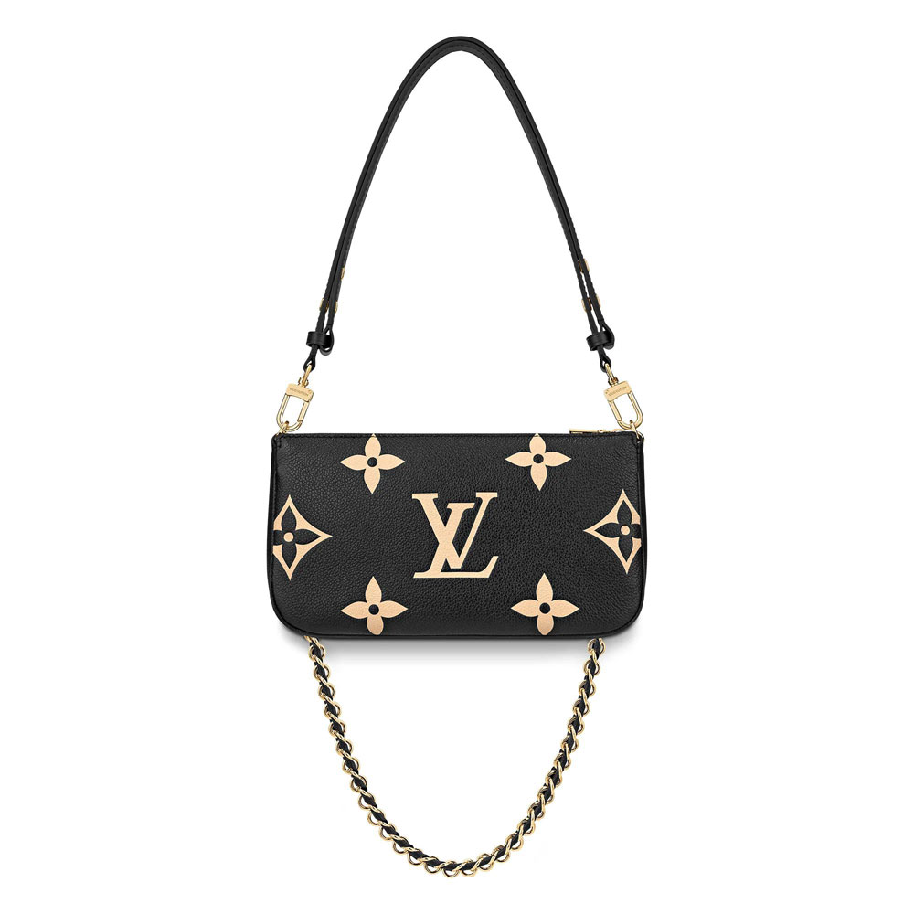 LV Multi Pochette Bicolor Monogram Empreinte Leather M45777 - Photo-3