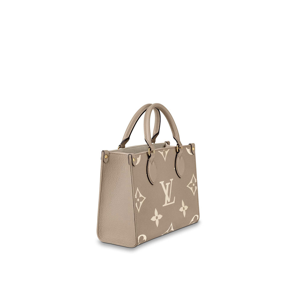 LV Onthego PM Bicolor Monogram Empreinte Leather in Black M45779 - Photo-2