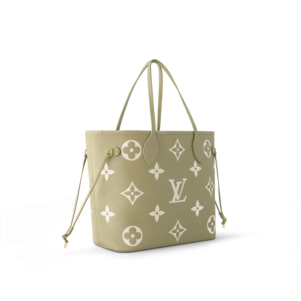 Louis Vuitton Neverfull MM Bicolor Monogram Empreinte Leather M46649 - Photo-2
