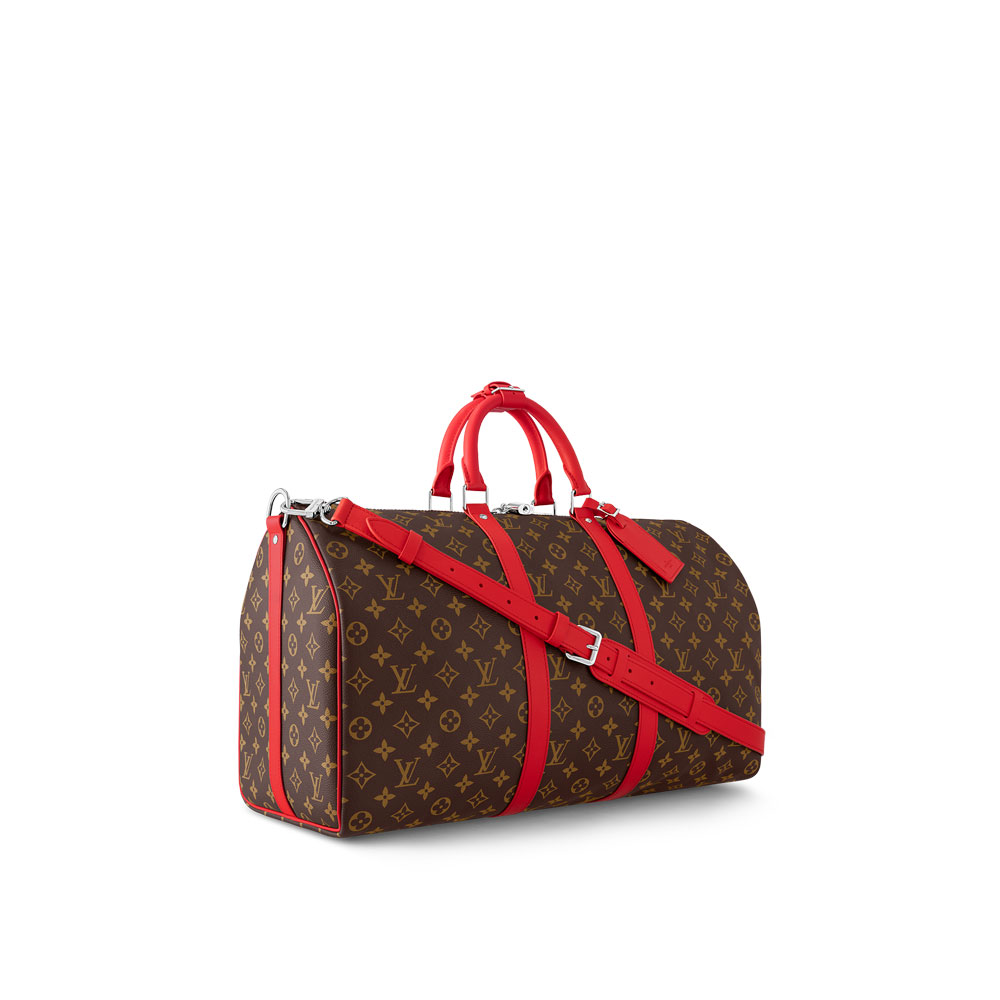 LV Keepall Bandouliere 50 Monogram Macassar Canvas M46769 - Photo-2
