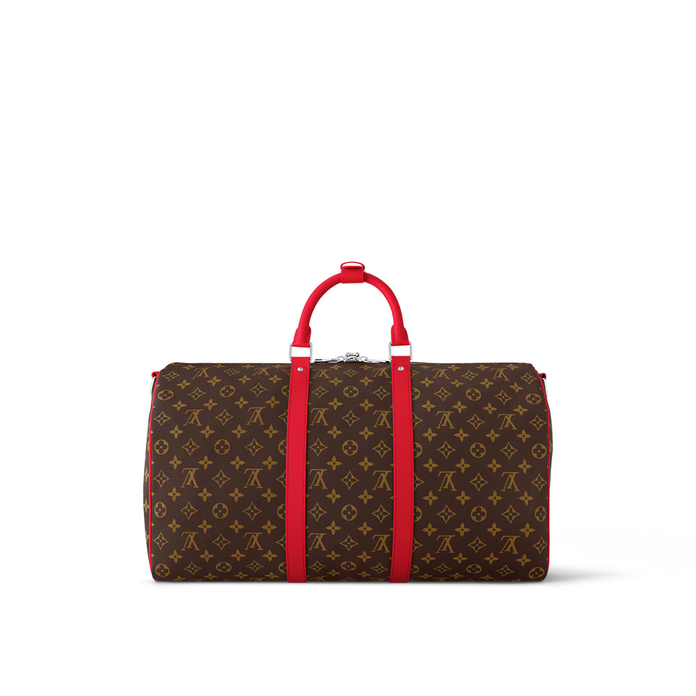 LV Keepall Bandouliere 50 Monogram Macassar Canvas M46769 - Photo-3
