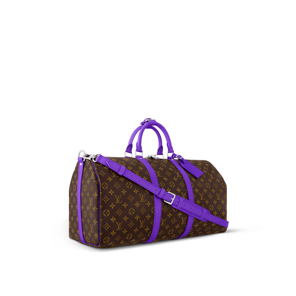 Louis Vuitton Keepall Bandouliere 50 Monogram Macassar Canvas M46775 - Photo-2