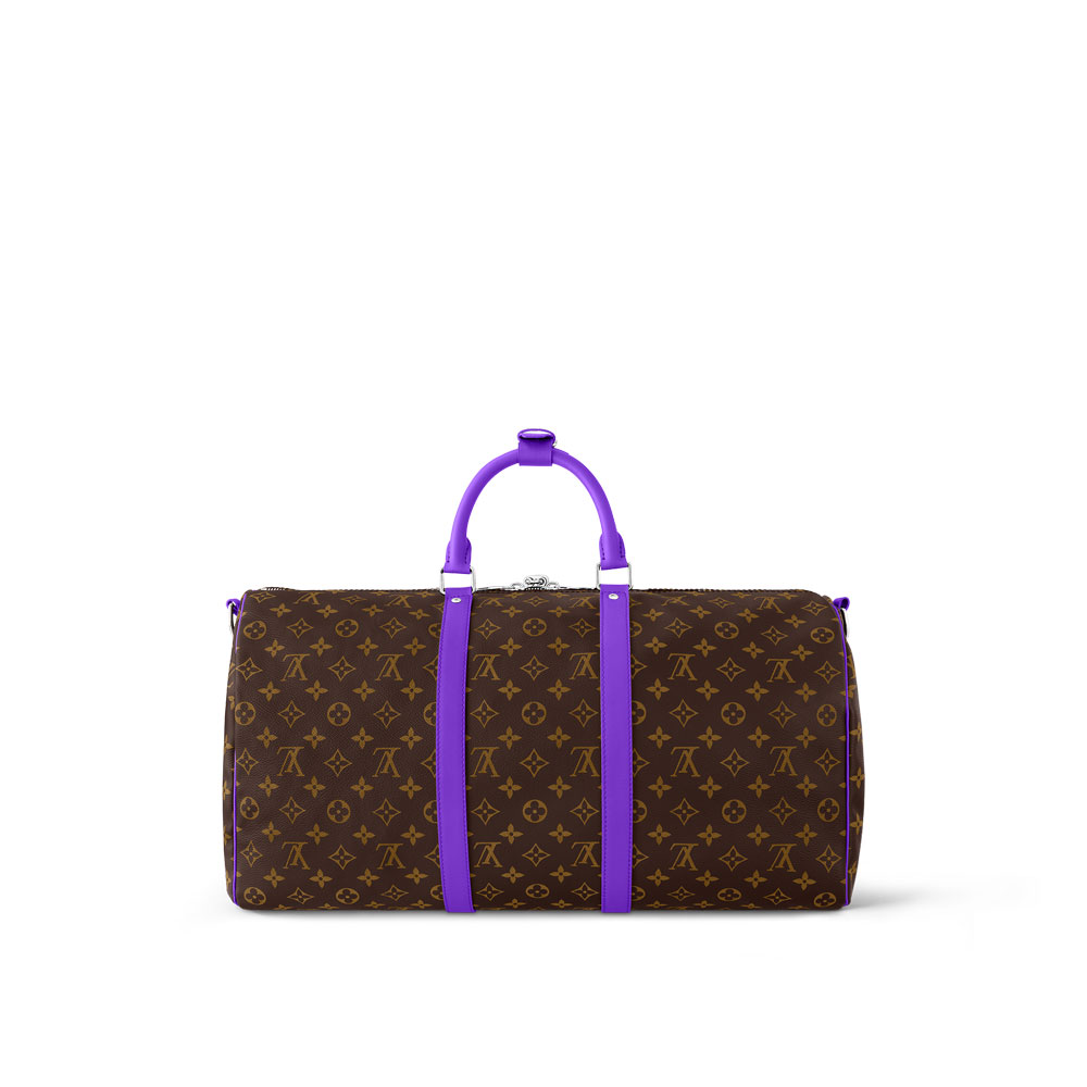Louis Vuitton Keepall Bandouliere 50 Monogram Macassar Canvas M46775 - Photo-3