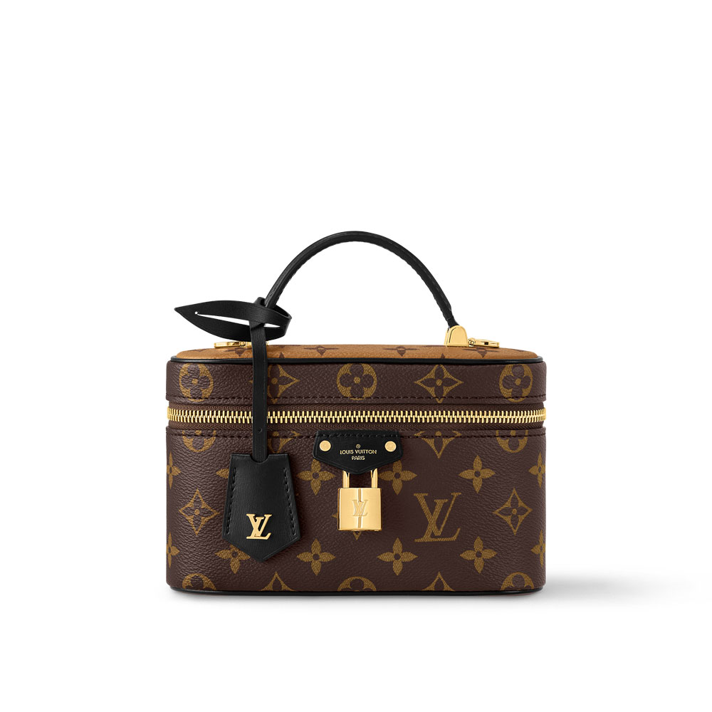 Louis Vuitton Vanity Chain Pouch Monogram Reverse Canvas M47125