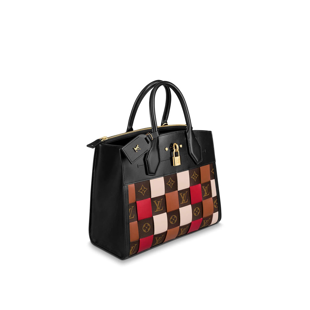 Louis Vuitton City Steamer MM High End Leathers in Brown M55517 - Photo-2