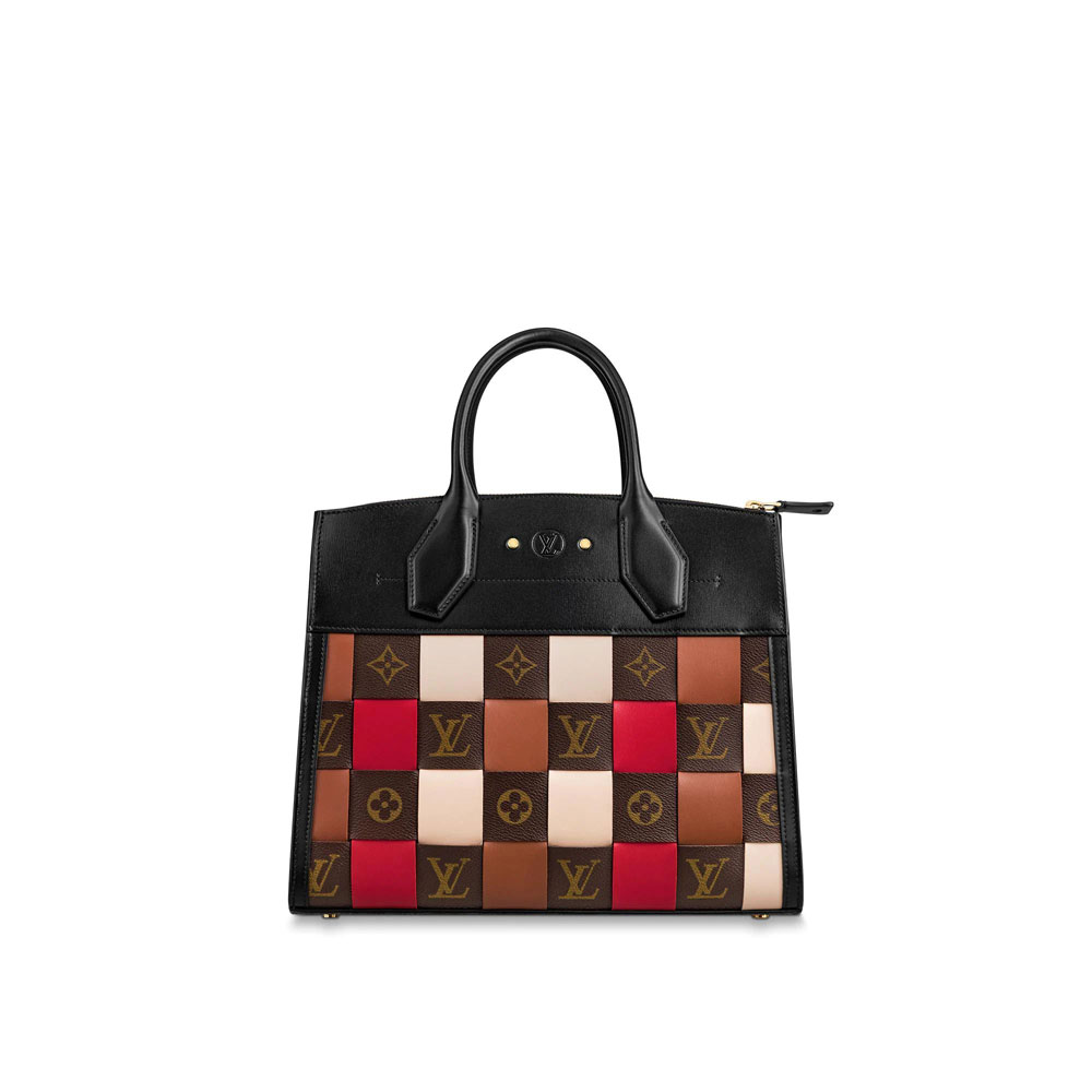 Louis Vuitton City Steamer MM High End Leathers in Brown M55517 - Photo-4