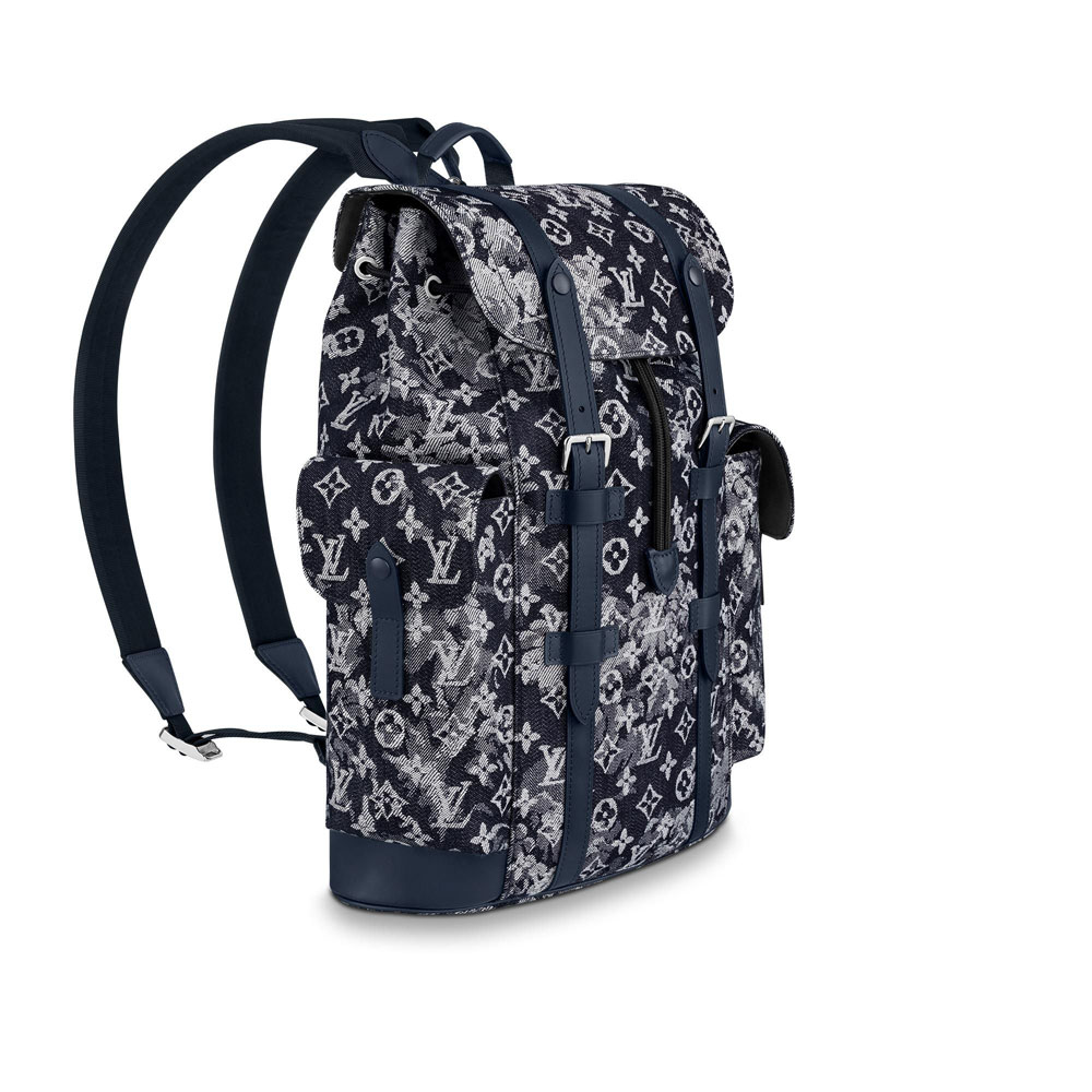 Louis Vuitton Christopher Backpack Monogram Other in Blue M57280 - Photo-2
