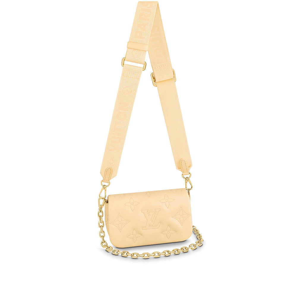 Louis Vuitton Wallet on Strap Bubblegram Leather M81400