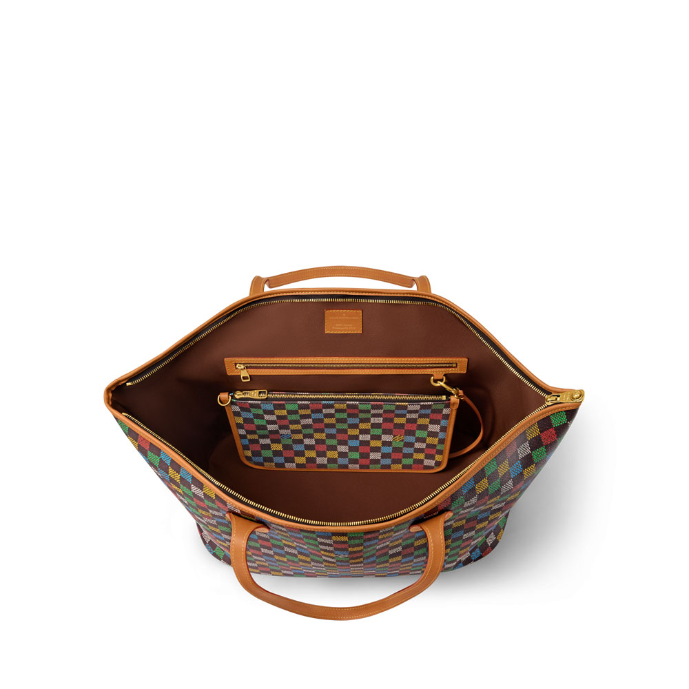 Louis Vuitton Nevereverfull Bag Damier Ebene Canvas in Multicolor N00191 - Photo-4
