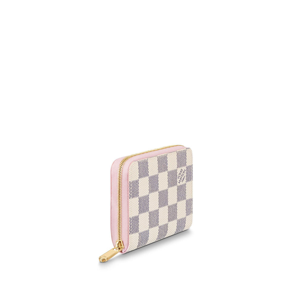 Louis Vuitton Zippy Coin Purse Padlock Damier Azur in Blue N60229 - Photo-2