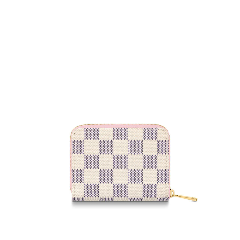 Louis Vuitton Zippy Coin Purse Padlock Damier Azur in Blue N60229 - Photo-3
