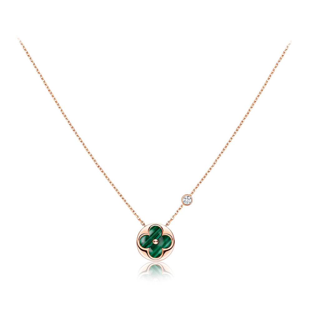 Louis Vuitton Color Blossom BB Sun Pendant Pink gold Q93619
