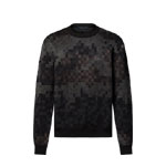 Louis Vuitton Damoflage Jacquard Jumper in Black 1AHC65