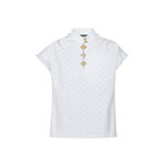 Louis Vuitton Frill Blouse in White 1A5M05
