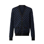 Louis Vuitton Wavy Damier Wool Cardigan 1AFJRW