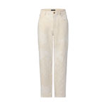 Louis Vuitton Damoflage Jacquard Denim Skate Trousers in Beige 1AFQGD