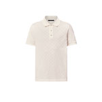 Louis Vuitton Damier Signature Polo Shirt in White 1AGILB