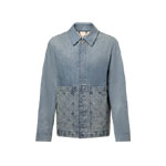Louis Vuitton Upcycled Denim Canvas Jacket in Blue 1AGTEP