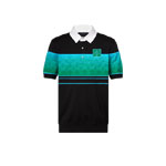 Louis Vuitton Iridescent Jacquard Short-Sleeved Polo in Multicolour 1AGTM5