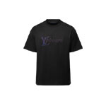 Louis Vuitton Iridescent LV Vers T-Shirt in Black 1AGTSD