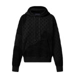 Louis Vuitton Graphic Jacquard Hoodie in Black 1AHCMW
