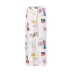 Louis Vuitton Mahina Patch Pyjama Trousers in White 1AHGB3