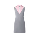 Louis Vuitton Colour-Blocked Technical Jersey Dress in Grey 1AHGU1