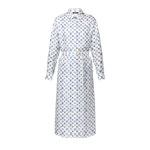 Louis Vuitton Aquarelle Monogram Shirt Dress in Blue 1AHGUP