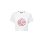 Louis Vuitton Stamp Crop Top in Orange 1AHIZN