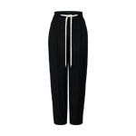 Louis Vuitton Rope Belt Tailored Trousers in Black 1AHJM0