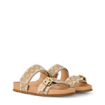 Louis Vuitton Bom Dia Flat Comfort Mule in Natural 1AHLUB