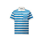 Louis Vuitton Monogram Striped Polo Shirt 1AHWB4