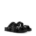 Louis Vuitton Bom Dia Flat Comfort Mule in Black 1AIE84