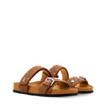 Louis Vuitton Bom Dia Flat Comfort Mule in Camel Brown 1AIEA0